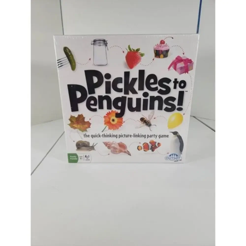 Pickles to Penguins Picture Card Game - Fast Paced Family and Party Activity Sea